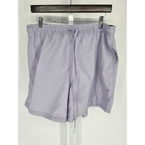 Nina Capri Womens Sz XL Loose Fit Athletic Shorts Light Purple